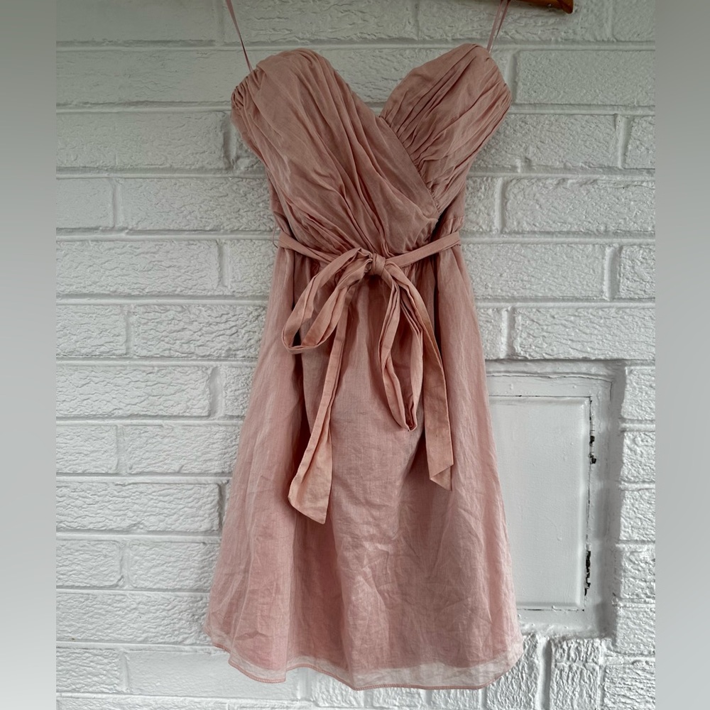 Express baby pink, sweetheart neckline dress, size 0